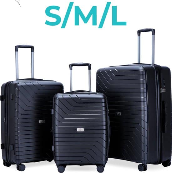 legage kofferset kofferset 3 delig inclusief tsa sloten 1 handbagage
