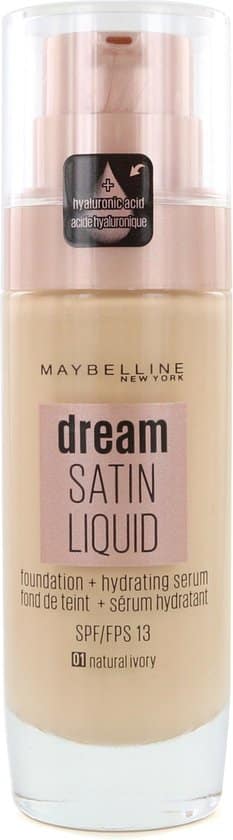 maybelline dream radiant liquid 1 natural ivory foundation geschikt voor