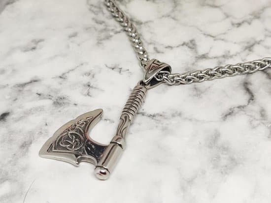 mei s viking with axe ketting mannen ketting bijl pendel stainless