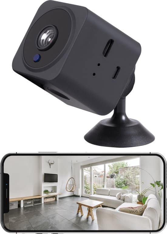 nuvance mini spy camera met wifi en app beveiligingscamera met