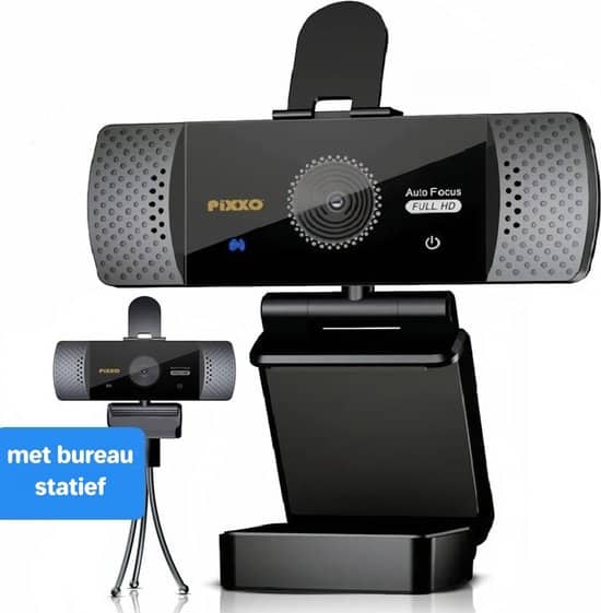 pixxo pro full hd webcam smart autofocus 1080p 30fps streaming 360