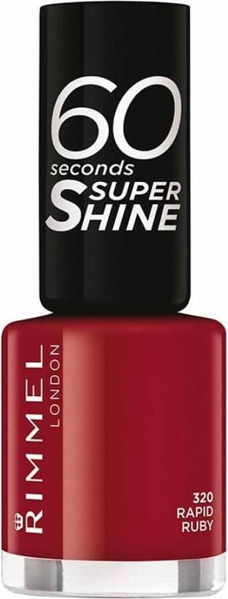 rimmel london 60 seconds nagellak 320 rapid ruby