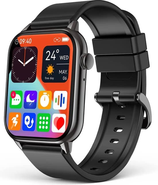 samtech smartwatch heren dames horloge met hd touchscreen 1 1