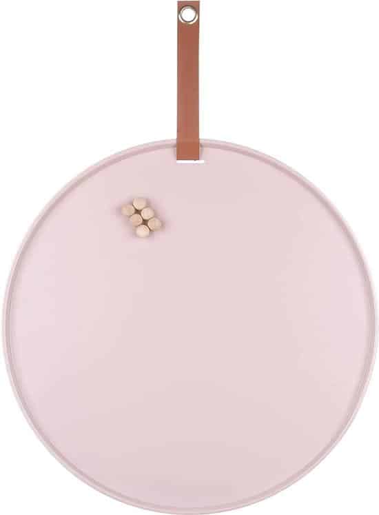 wanddecoratie present time magneetbord roze