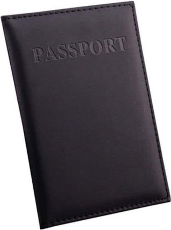 zwarte paspoort protector beschermhoes paspoorthouder cover mapje 1