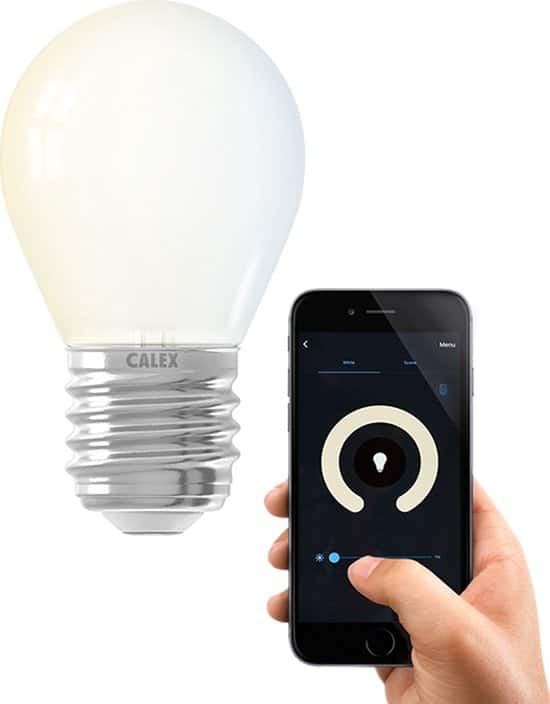 calex slimme lamp wifi led verlichting e27 smart lichtbron dimbaar
