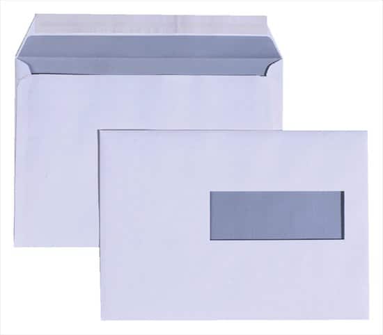 dula c5 enveloppen a5 formaat wit met venster rechts 229 x 162 mm 500