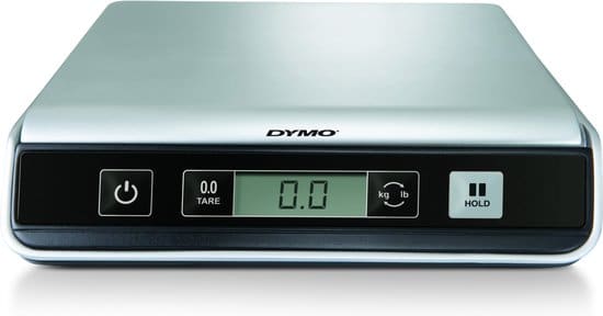 dymo digitale pakket en verzendweegschaal tot 10 kg capaciteit 20 cm
