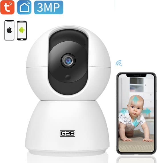 g2b babyfoon met camera en app intelligente baby monitor slimme