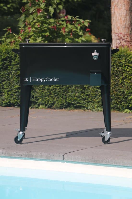 happycooler koelbox coolbox premium ijsemmer nieuw model glanzend zwart