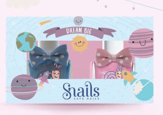 kinderen meisjes nagellak snails veilig afwasbaar duopack tooth