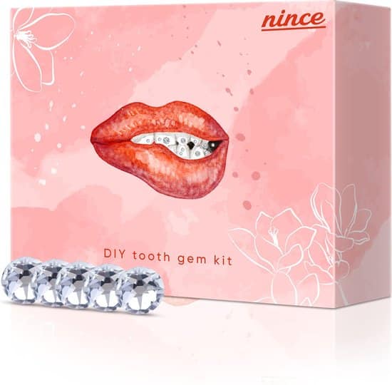 nince diy tooth gem kit hoogwaardig materiaal wit tand diamantje kit