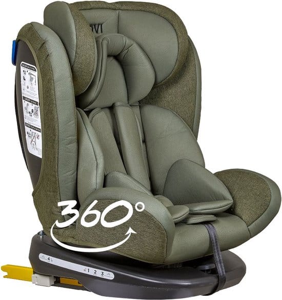 novi baby autostoel goliath pro isofix 360 draaibaar groen