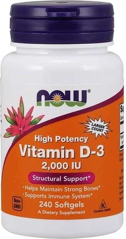 now foods vitamin d 3 2000 iu softgels 240 softgels
