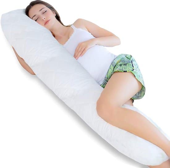 ondersteunend lichaamskussen 40 x 140cm wit body pillow
