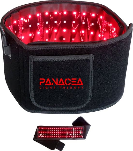 panacea rood en nabij infrarood therapie riem voor buik en rug rugpijn en