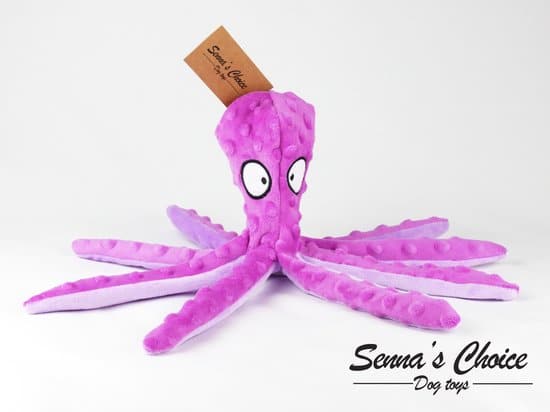 sennas choice hondenspeelgoed octopus roze hondenknuffel
