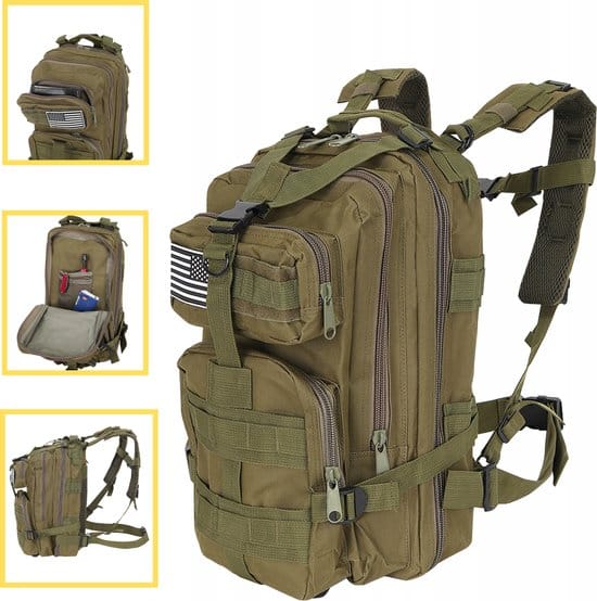 tactical backpack 30 l tactische rugzak sport school werk marine
