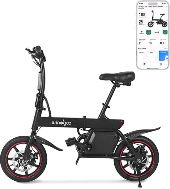 windgoo b20 v2 app ios android elektrische vouwfiets e bike 78ah