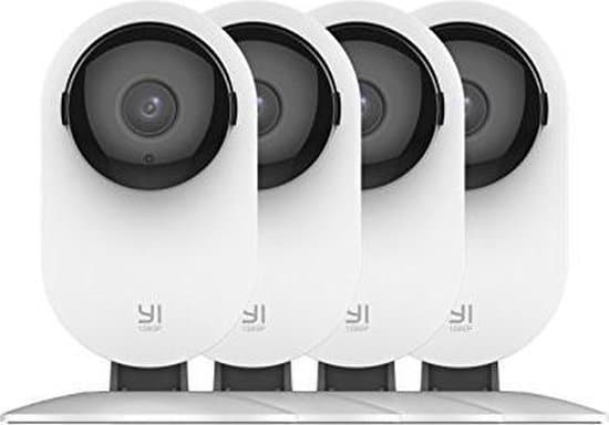 yi smart home 1080p ip camera official eu edition wit 4 stuks