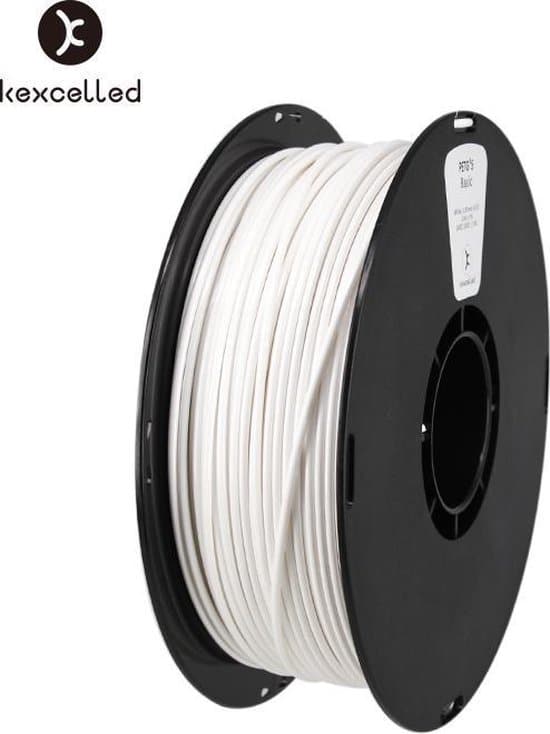 kexcelled petg k5 white wit 003 mm 1 kg 175 mm 3d printer filament