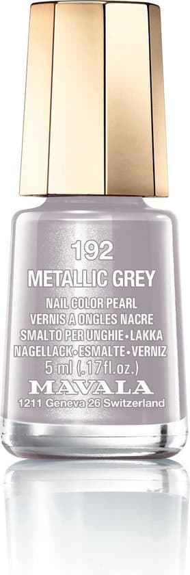 mavala 192 metallic grey nagellak