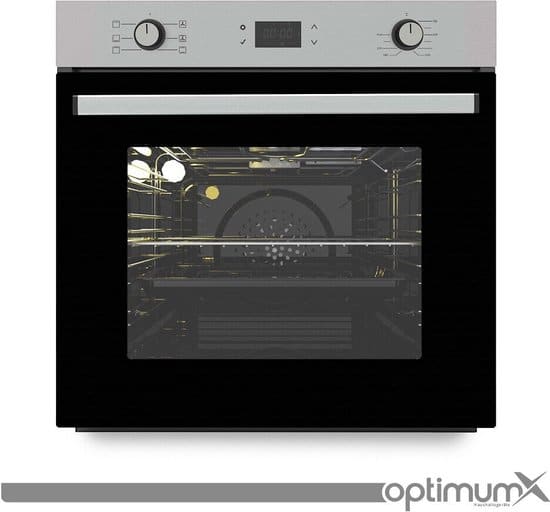 optimum x 6070 inbouw oven hetelucht grill digitaal timer