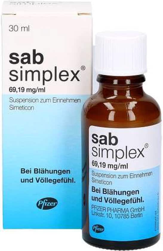 sab simplex 30 ml tegen krampjes baby