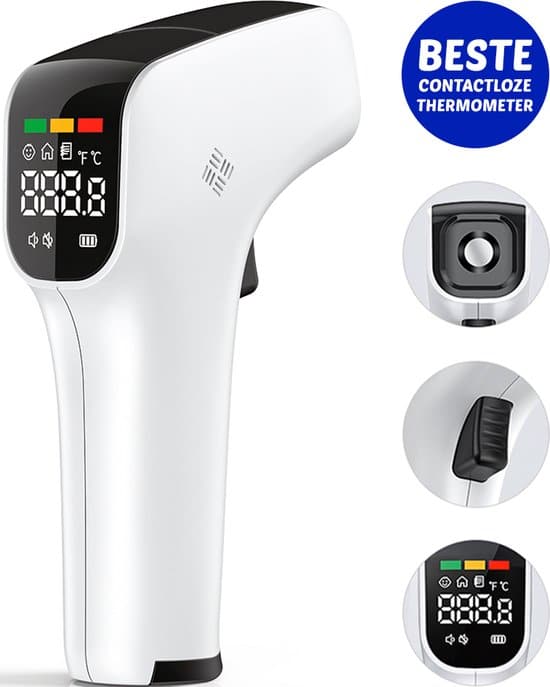 salvaro professionele infrarood thermometer contactloze koortsthermometer 1