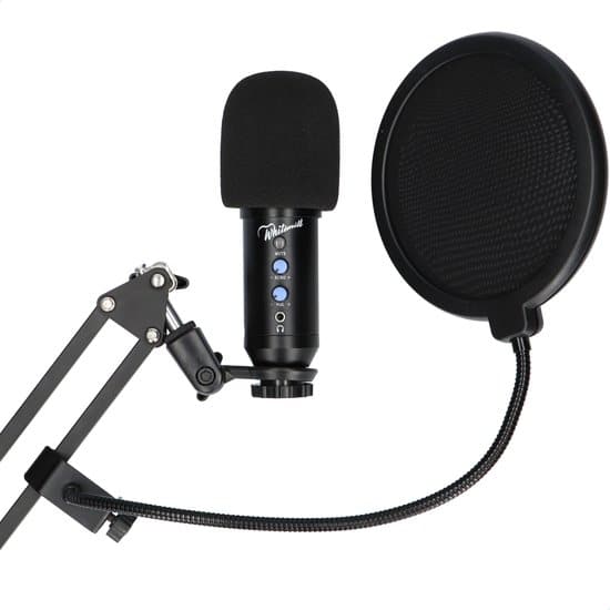 whitemill condensator studio microfoon gaming microfoon streaming usb 1 1