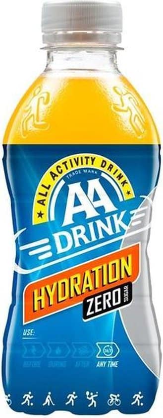 aa drink hydration zero sportdrank 33cl doos 24 flesjes