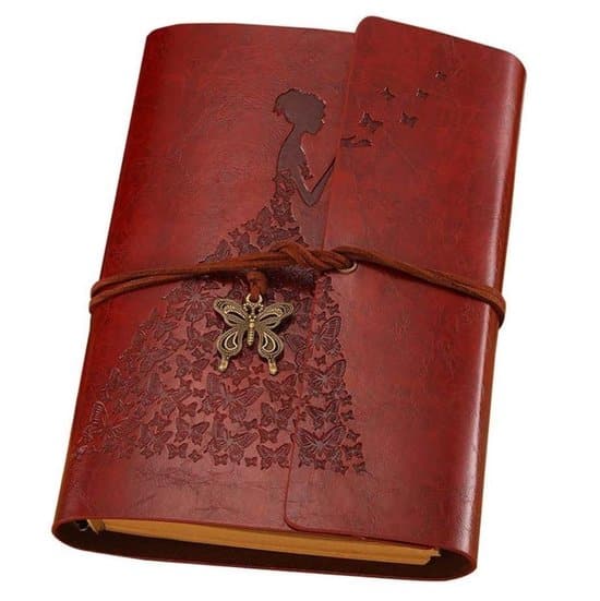 dagboek notitieboek ringband receptenboek schrijven hervulbaar diy vintage