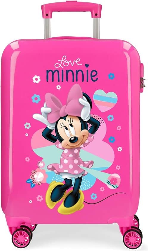 disney koffer minnie mouse junior 33 liter 55 cm abs roze