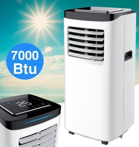 domair arctic mobiele airconditioner 7000 btu met touch display airco 2