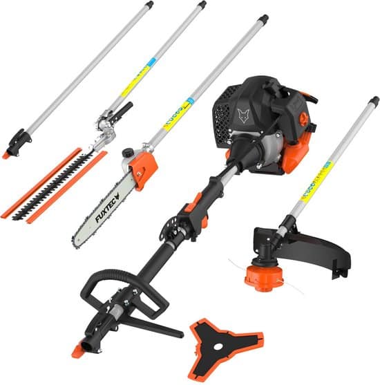fuxtec multitool benzine 5 in1 multigereedschap bosmaaier kettingzaag