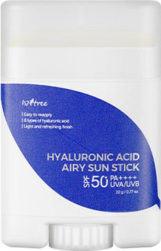 isntree hyaluronic acid airy sun stick spf50 pa 22g 22g