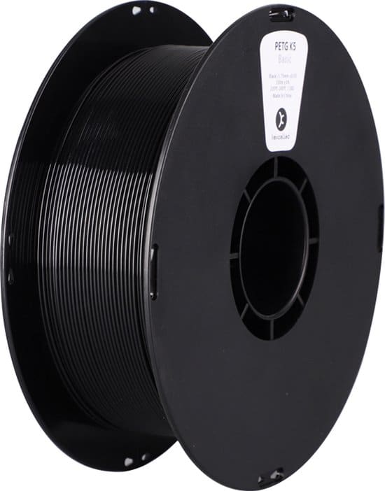 kexcelled petg black zwart 003 mm 1 kg 175 mm 3d printer filament