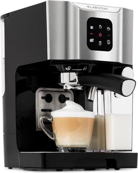 klarstein bellavita koffiezetapparaat koffiemachine met melkopschuimer en