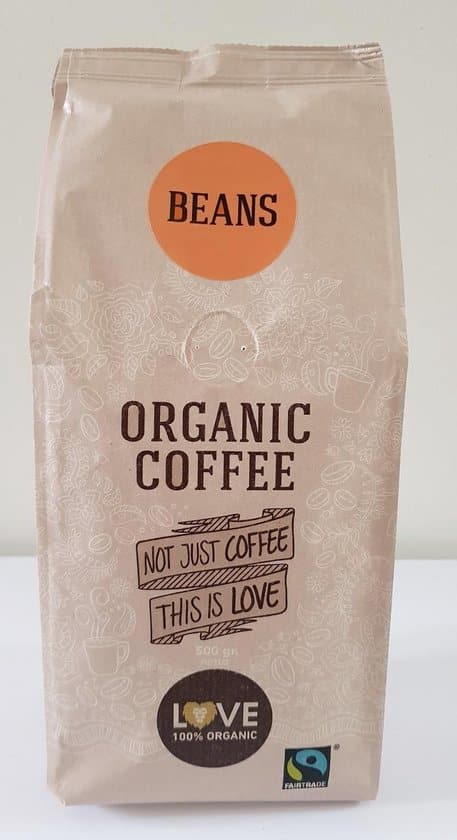 love 100 organic koffiebonen fairtrade koffie bio 500 gram