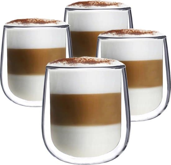 luxe dubbelwandige koffieglazen cappuccino glazen dubbelwandige 1