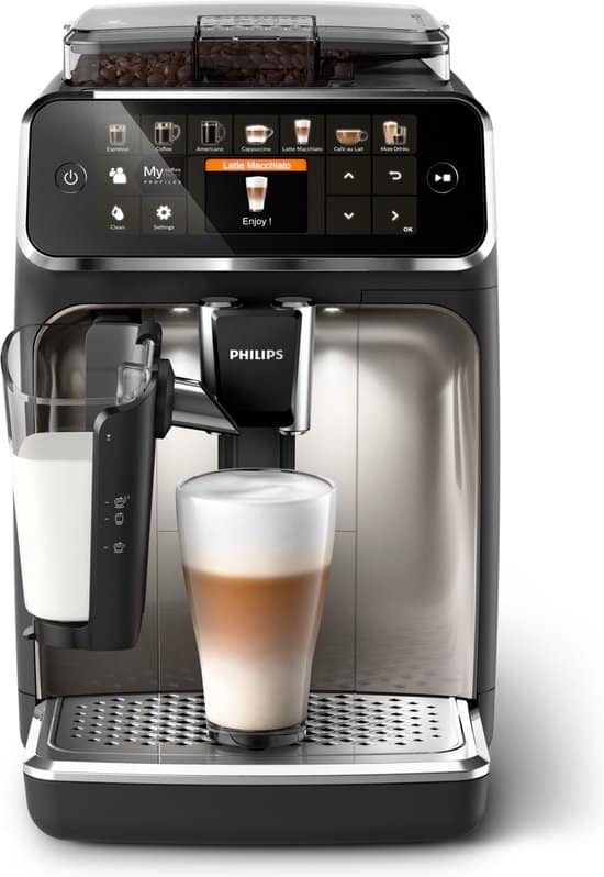 philips lattego 5400 serie ep5447 90 espressomachine zwart chroom 1