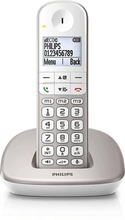 philips xl4901s dect telefoon draadloze senioren telefoon met 1 handset 1 1