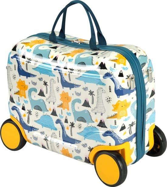 princess traveller kids collection ride on trolley dino