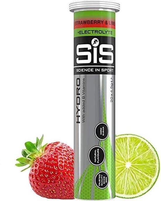 sis go hydro electrolyte strawberry lime tablets 20 x 4 5g