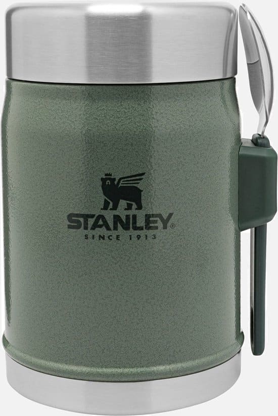 stanley the legendary food jar spork 0 4l thermosfles hammertone green