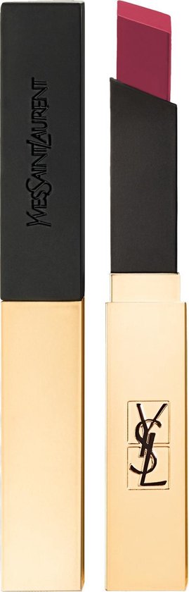 yves saint laurent thin frosting lipstick with leather effect rouge pur