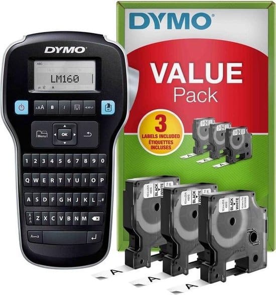 dymo labelmanager 160 labelprinter startpakket handheld labelmaker machine