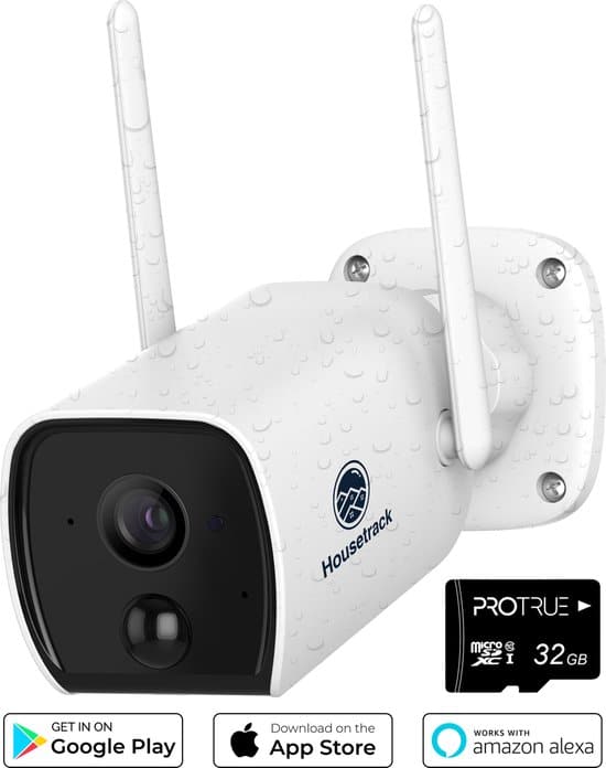 housetrack 1080p bewakingscamera met app indoor outdoor smart home