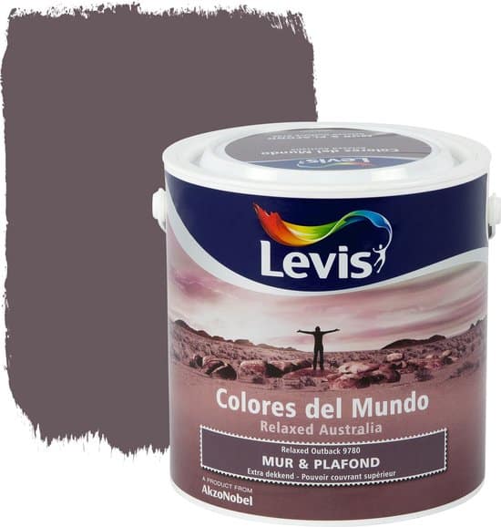 levis colores del mundo muur plafondverf relaxed outback mat 2 5 liter
