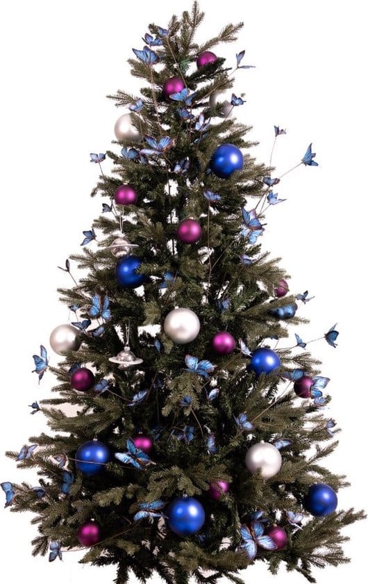 luxe kunstkerstboom christmas tree 210 cm groene kerstboom zonder verlichting